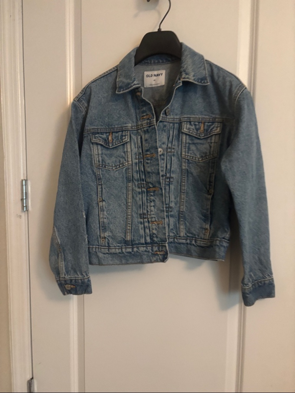 Old Navy Faded Light Blue Denim Jacket